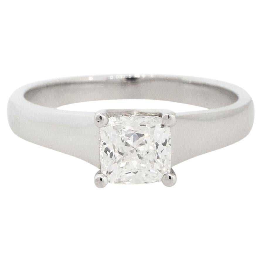 Birks Amorique 0.73 Carat Diamond Engagement Ring Platinum in Stock For Sale