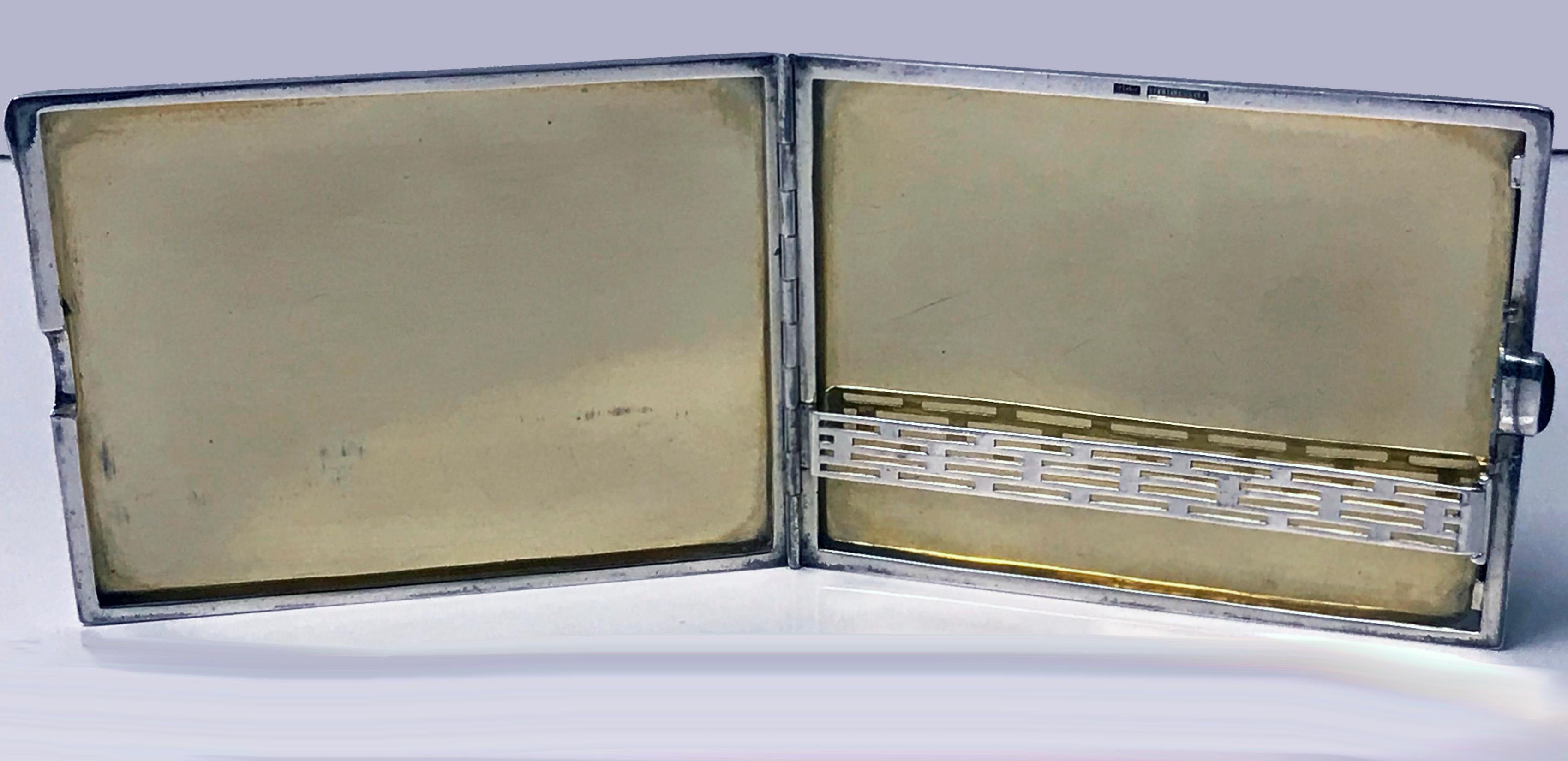 20th Century Birks Art Deco Sterling Cigarette or Card Case, circa 1930