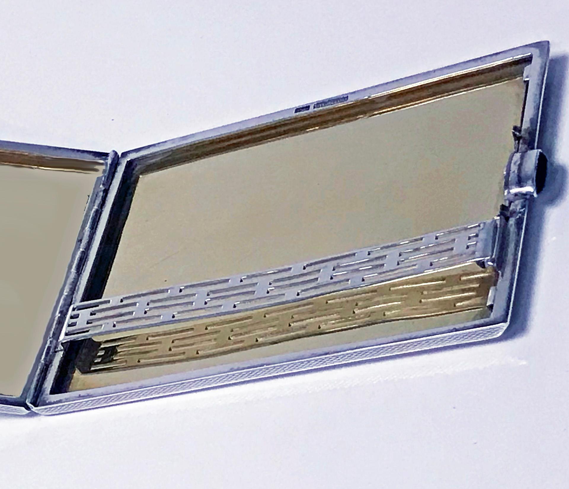 Birks Art Deco Sterling Cigarette or Card Case, circa 1930 1