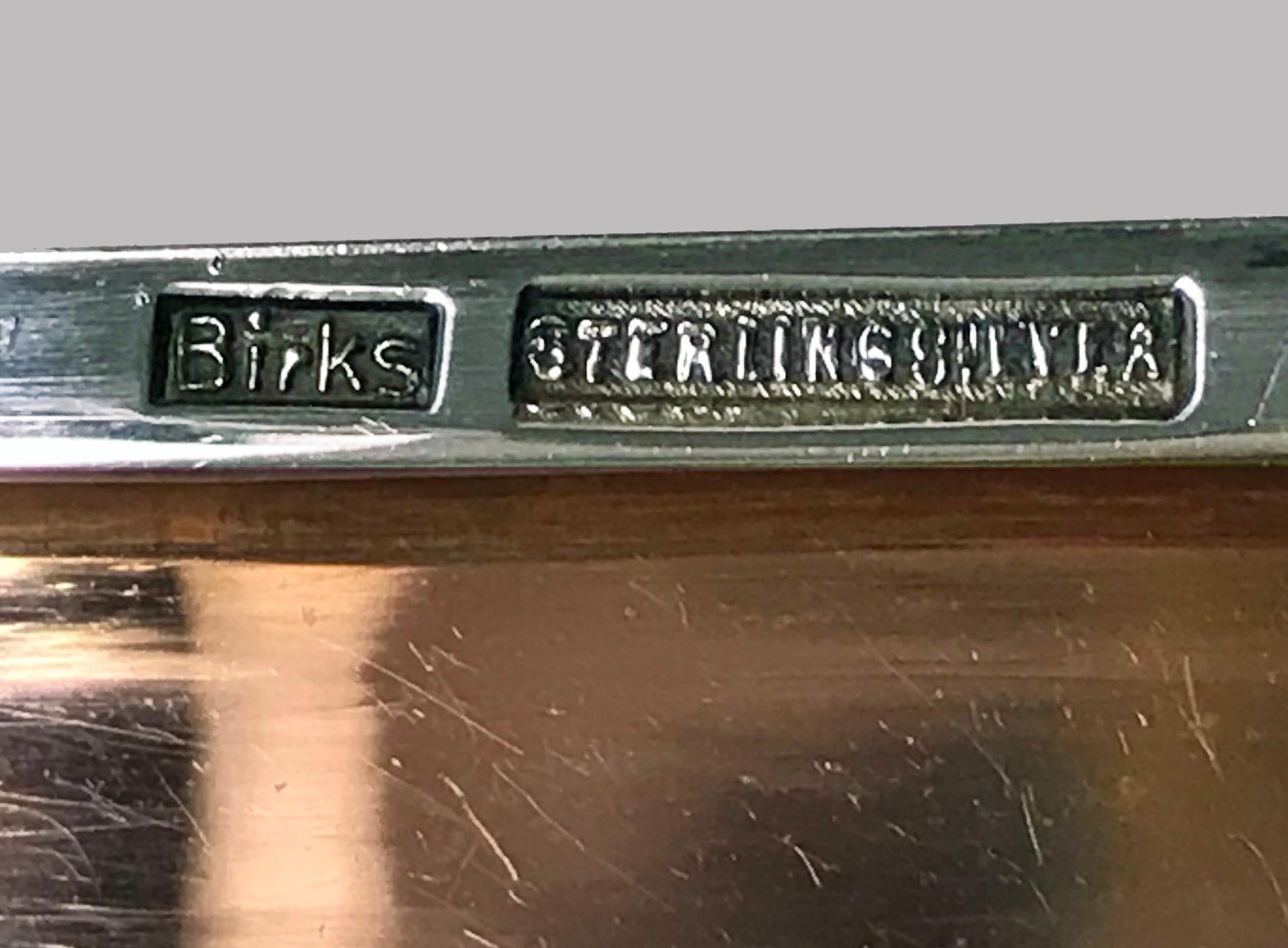 Birks Art Deco Sterling Cigarette or Card Case, circa 1930 3