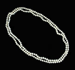 BIRKS - Collar Barroco de Perlas Cultivadas - 60" de largo - 8,5 x 7,0 mm. - Alrededor de 1980