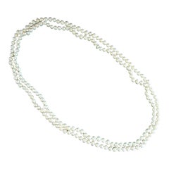 BIRKS - Barocke Zuchtperlenkette - 60" lang - 8,5 x 7,0 mm. - CIRCA 1980