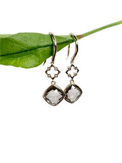 Birks Brown Dangling Earrings 18kt Yellow Gold Signature Collection by Birks