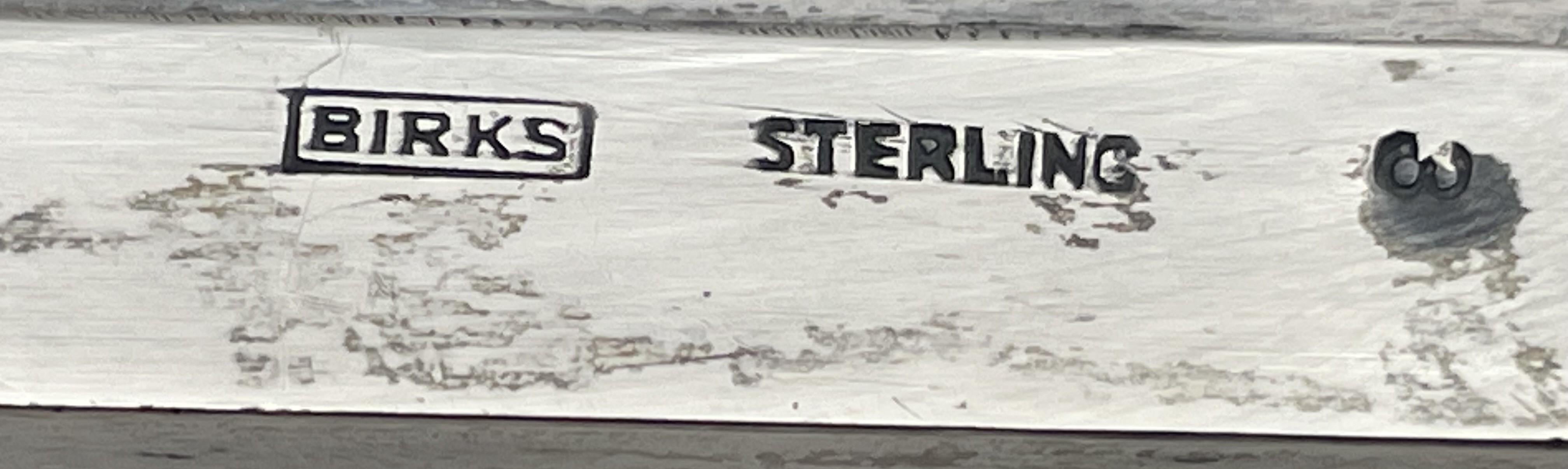 Birks Kanadische Sterling Silber Humidor Box im Angebot 3
