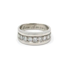 Birks Cavelti Mon Amour Diamond Band with .63ctw of Diamonds in 18k WG/Platinum