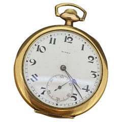 Birks "Cavendish" (Case by A.W.C. Co Canada) Gold Filled Open Face Pocket Watch