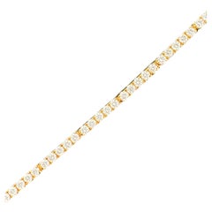 Birks Diamond Tennis Bracelet, 1.12ctw D/E VVS, 18k Gold - 6.75" 17cm