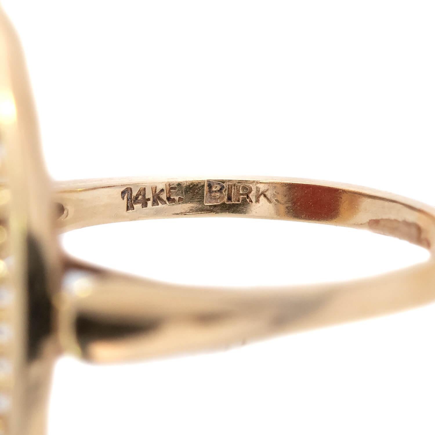 Women's BIRKS Late Victorian 14k Oxblood Coral Ring For Sale