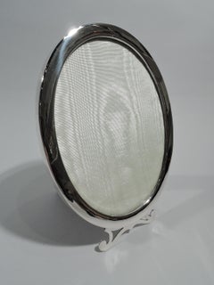 Birks Modern Classical Sterling Silver Oval Picture Frame