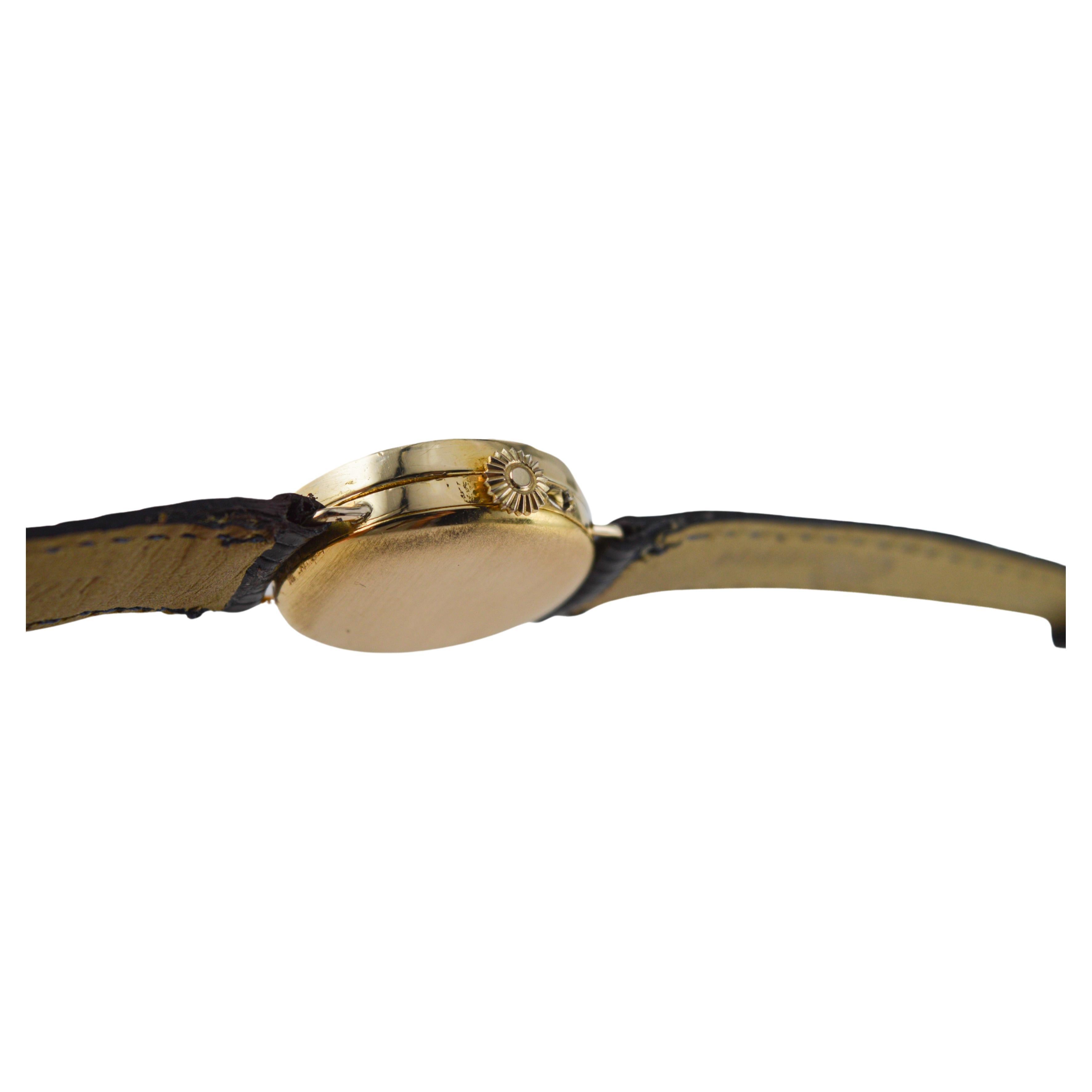 Birks of Canada Ladies 18Kt. Yellow Gold Pearl Bezel Dress Manual Watch, 1910s For Sale 10