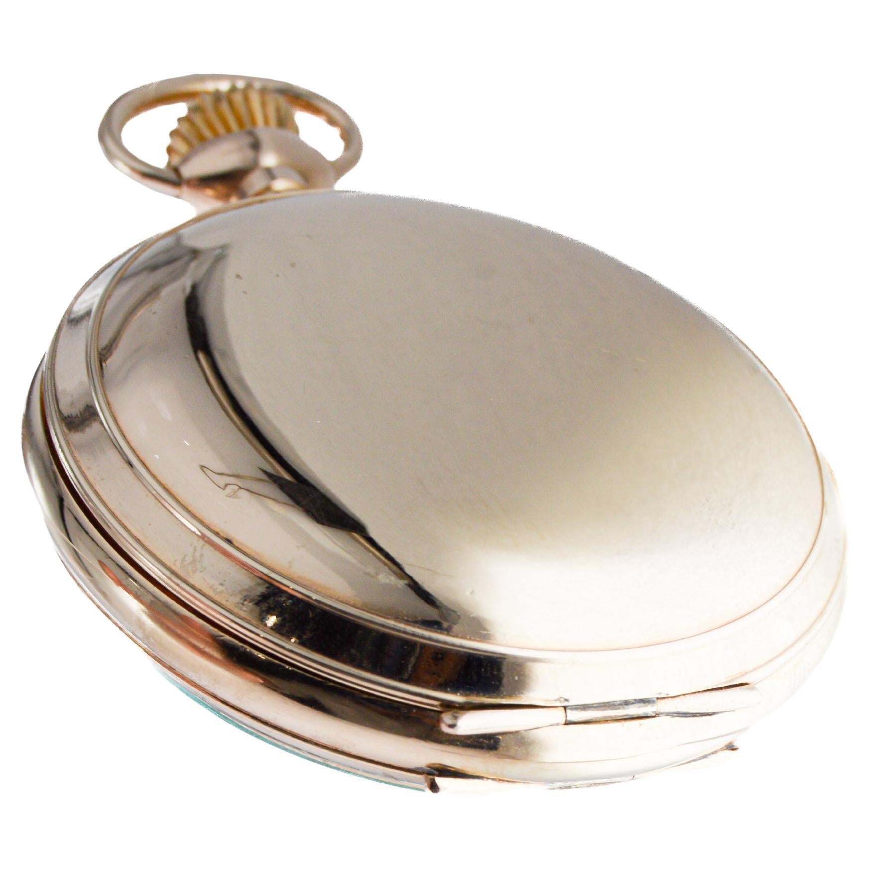 Birks & Son Split Seconds Pocket Watch Orologio del 1920 originale con quadrante impeccabile in vendita 6