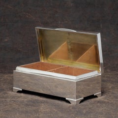 Scatola in argento Sterling di Birks, datata 1934.