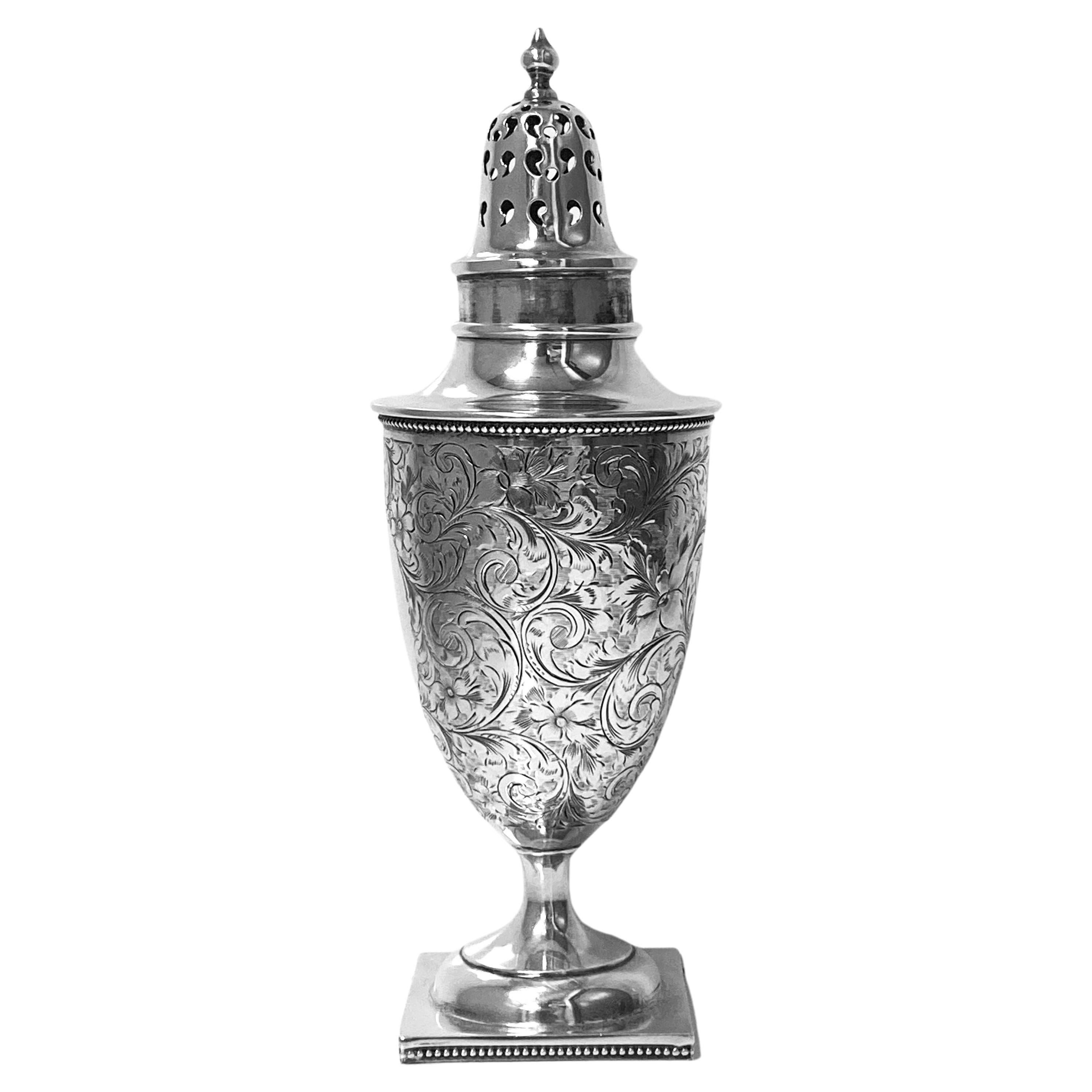 Georgian Birks Sterling silver Caster, C.1900. 