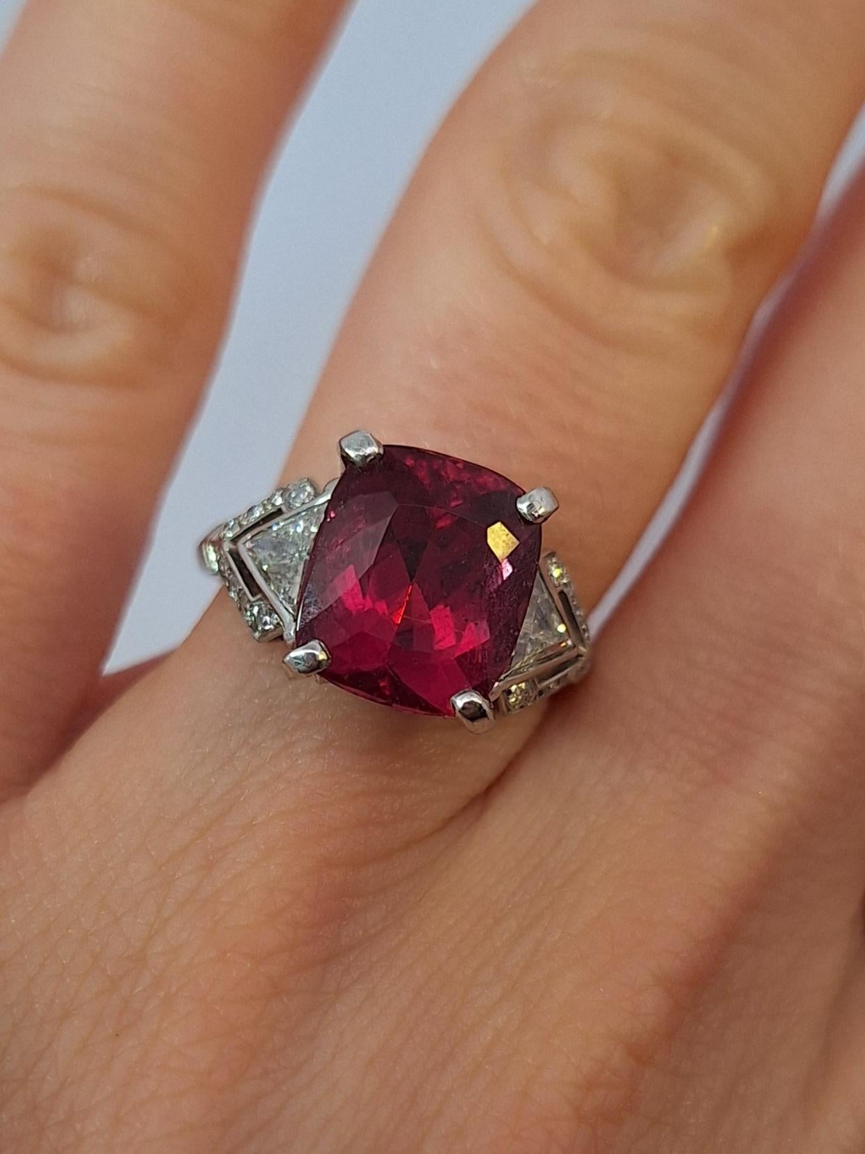 Birks Tourmaline Vintage Ring In Excellent Condition In New York, NY