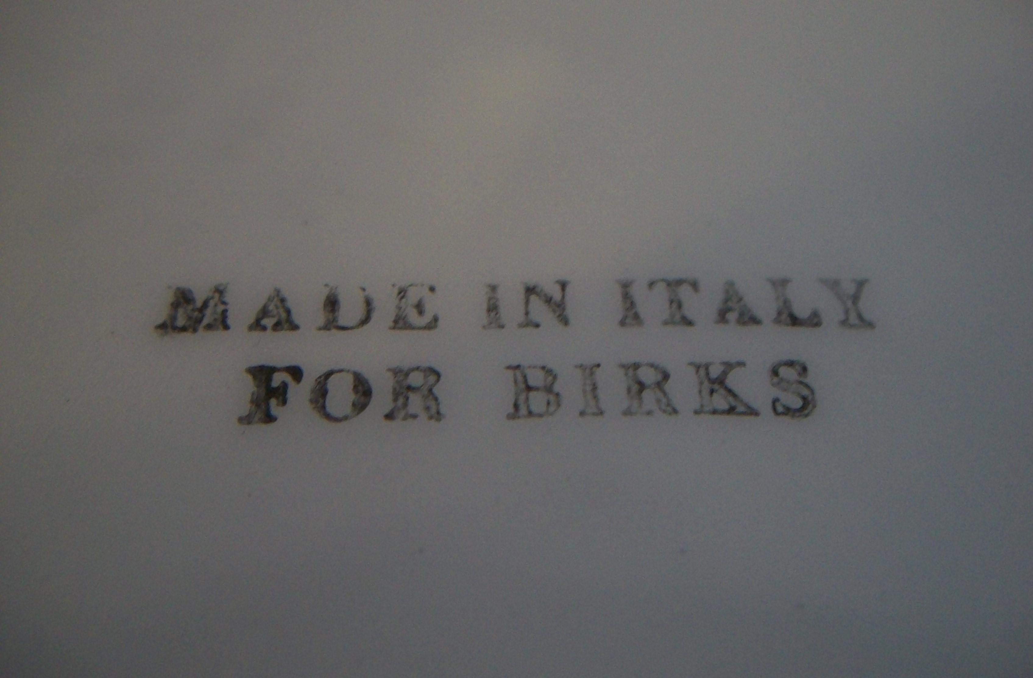 Birks - Scatola e coperchio in maiolica d'epoca - Italia - CIRCA 1980 in vendita 5