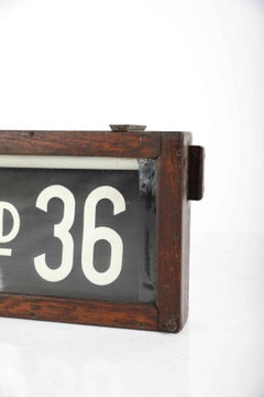 Birmingham, England Bus Route Blind Sign, C.1948