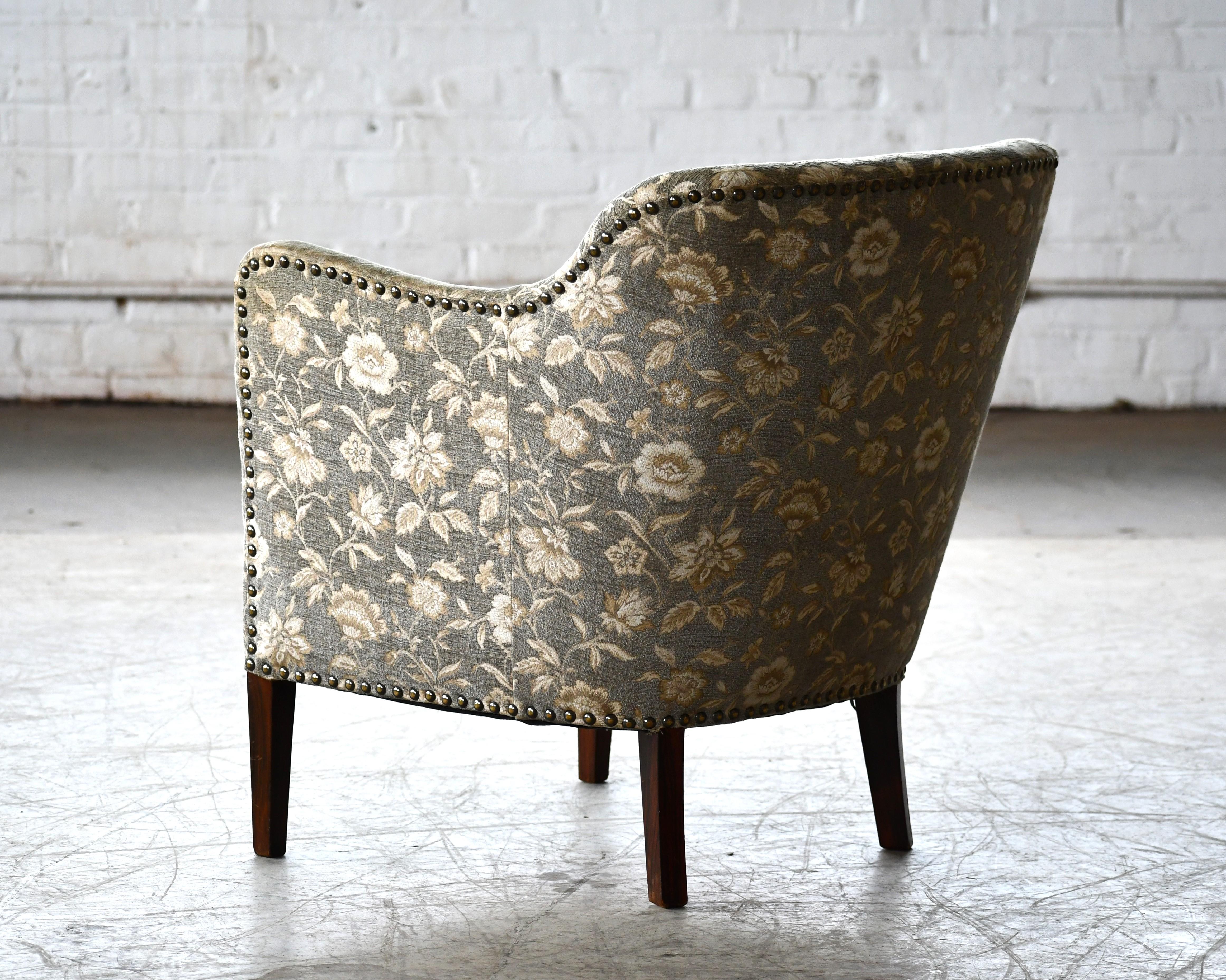Birte Iversen Stil Classic Danish 1950s Lounge Chair im Zustand „Gut“ im Angebot in Bridgeport, CT