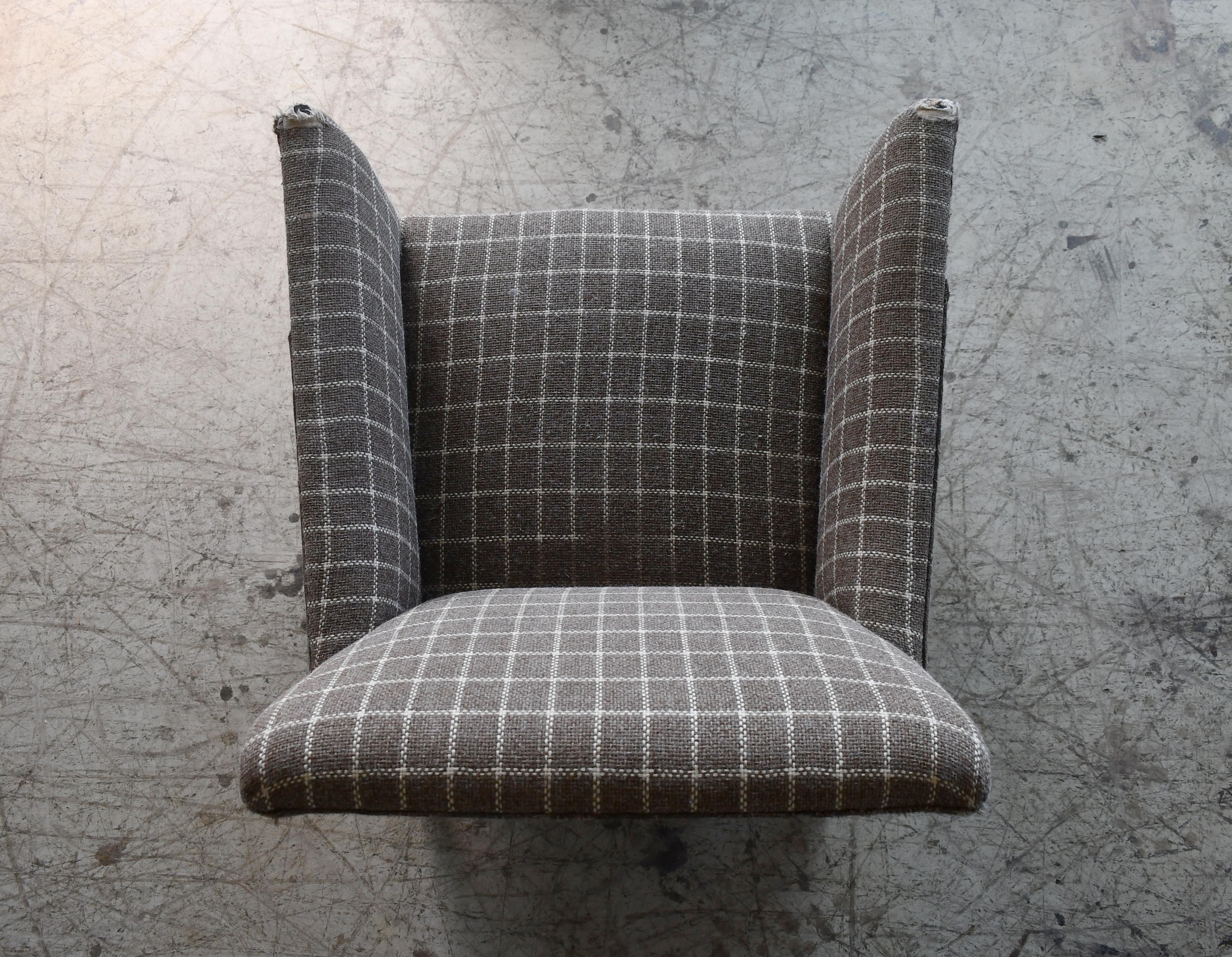 Birte Iversen Style Classic Danish 1950s Lounge Chair For Sale 1