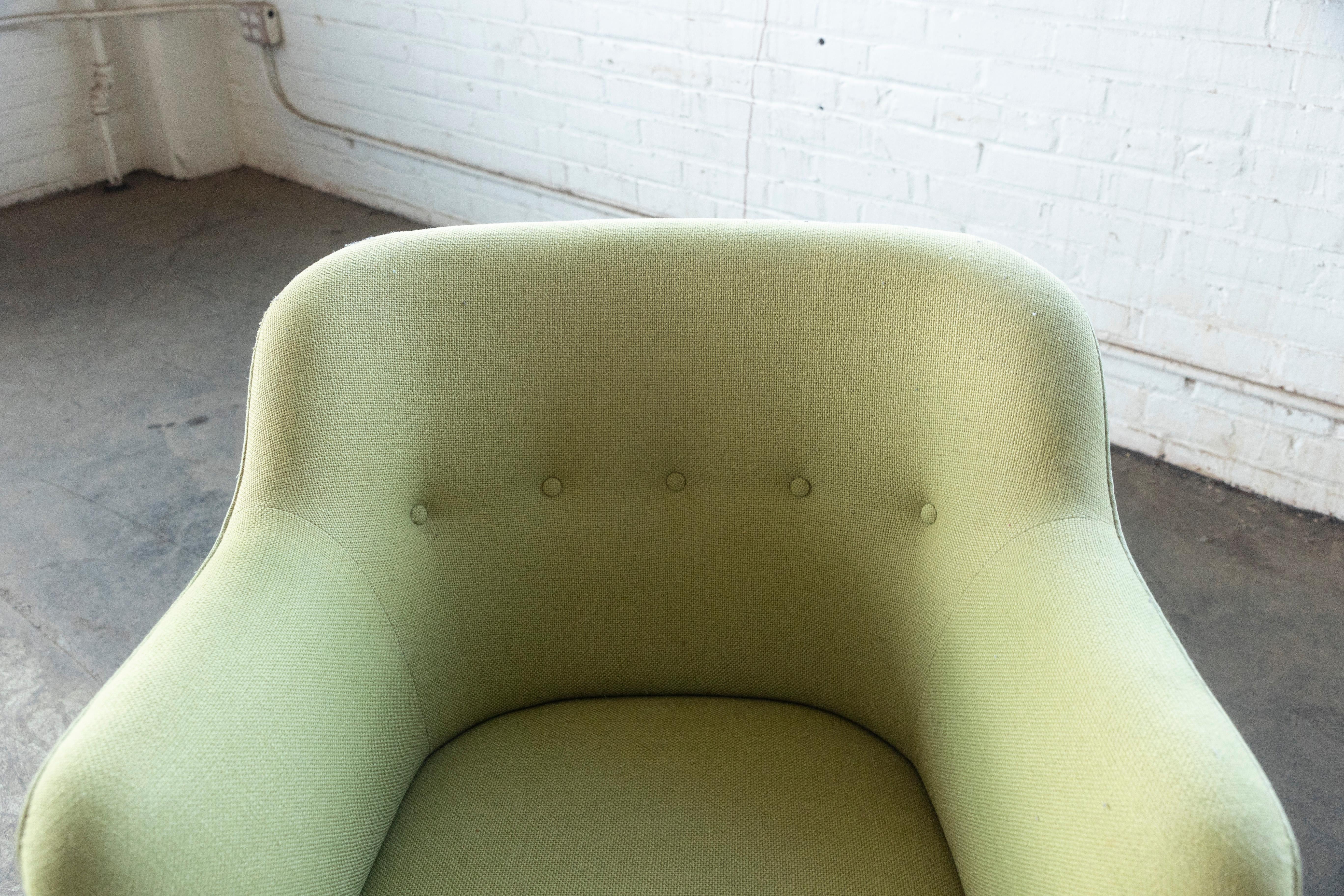 Birte Iversen Style Classic Danish 1950s Lounge Chair 3