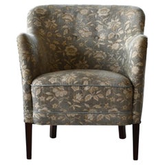 Vintage Birte Iversen Style Classic Danish 1950s Lounge Chair
