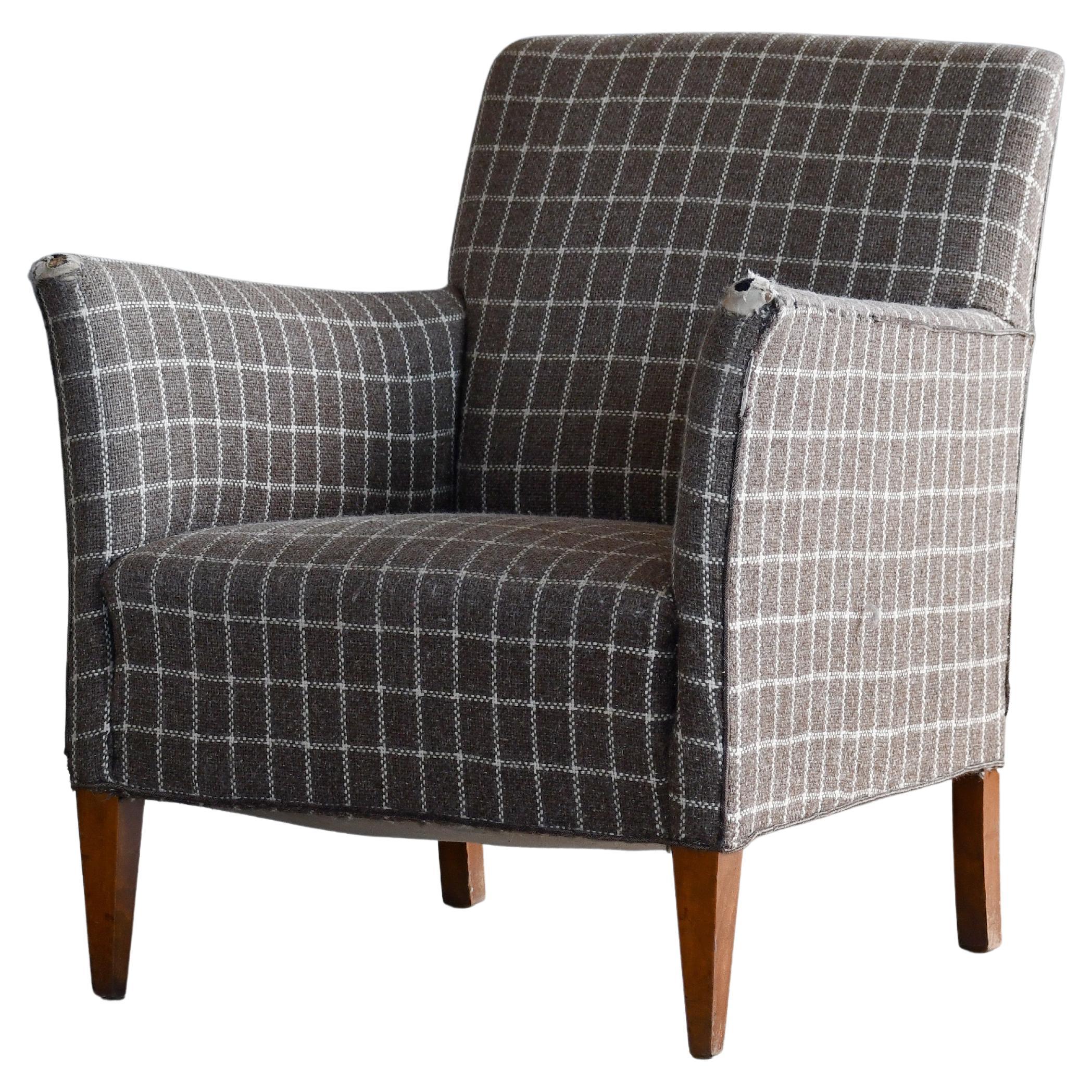 Birte Iversen Style Classic Danish 1950s Lounge Chair For Sale