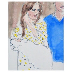 Birth of Prince George, Watercolor  Portrait on Archival Paper