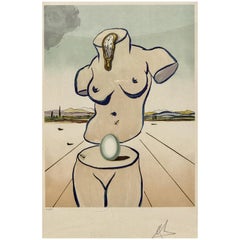 Birth of Venus Lithograph by Salvador Dalí