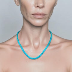 Collier en or 18k avec Turquoise, pierre de naissance de décembre -by Bombyx House