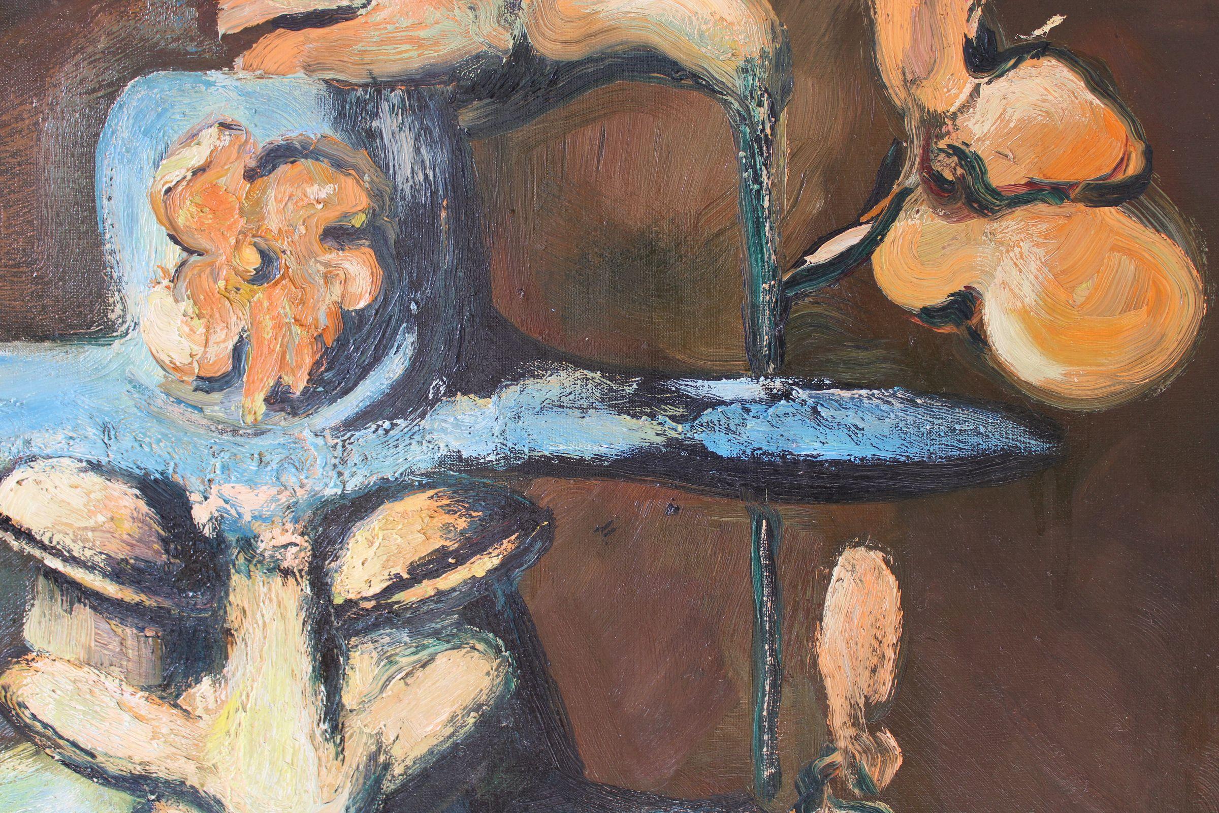 Arc de Triomphe. 1988, canvas, oil, 100x92 cm - Expressionist Painting by Biruta Delle