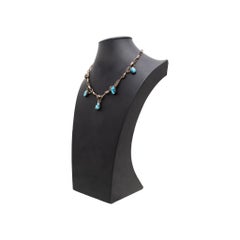 Collier en argent sterling et turquoise de Bisbee