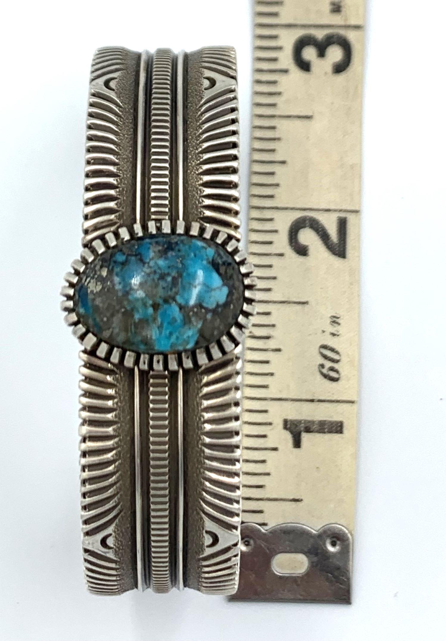 da uomo o donna Bracciale in turchese Bisbee di Ron Bedoni in vendita