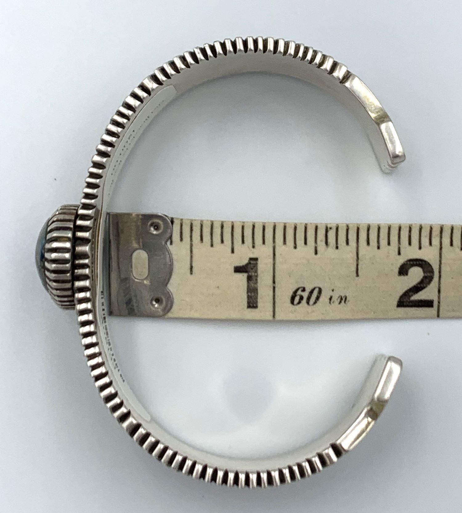 Bracciale in turchese Bisbee di Ron Bedoni in vendita 1
