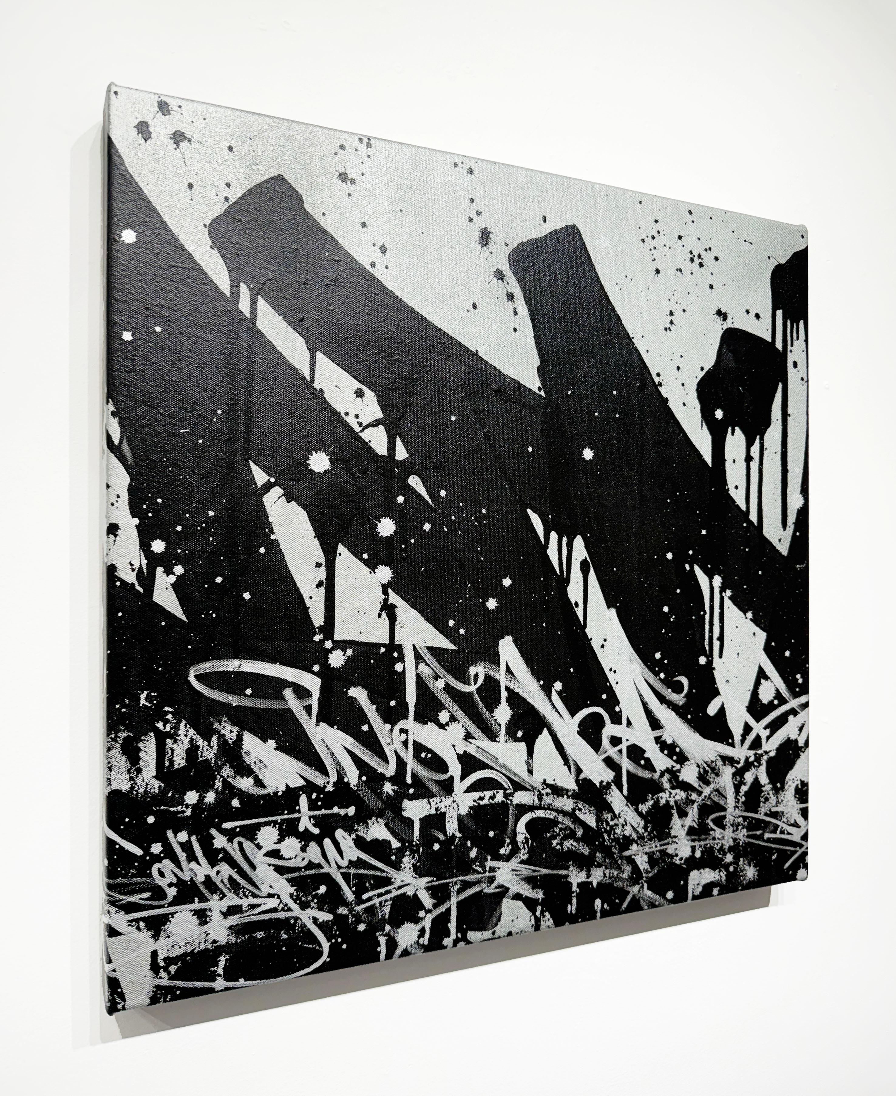 Título:  Terreno común 02
Date:  2025
Medio:  Acrílico y pintura en spray sobre lienzo
Sin enmarcar Dimensiones:  24