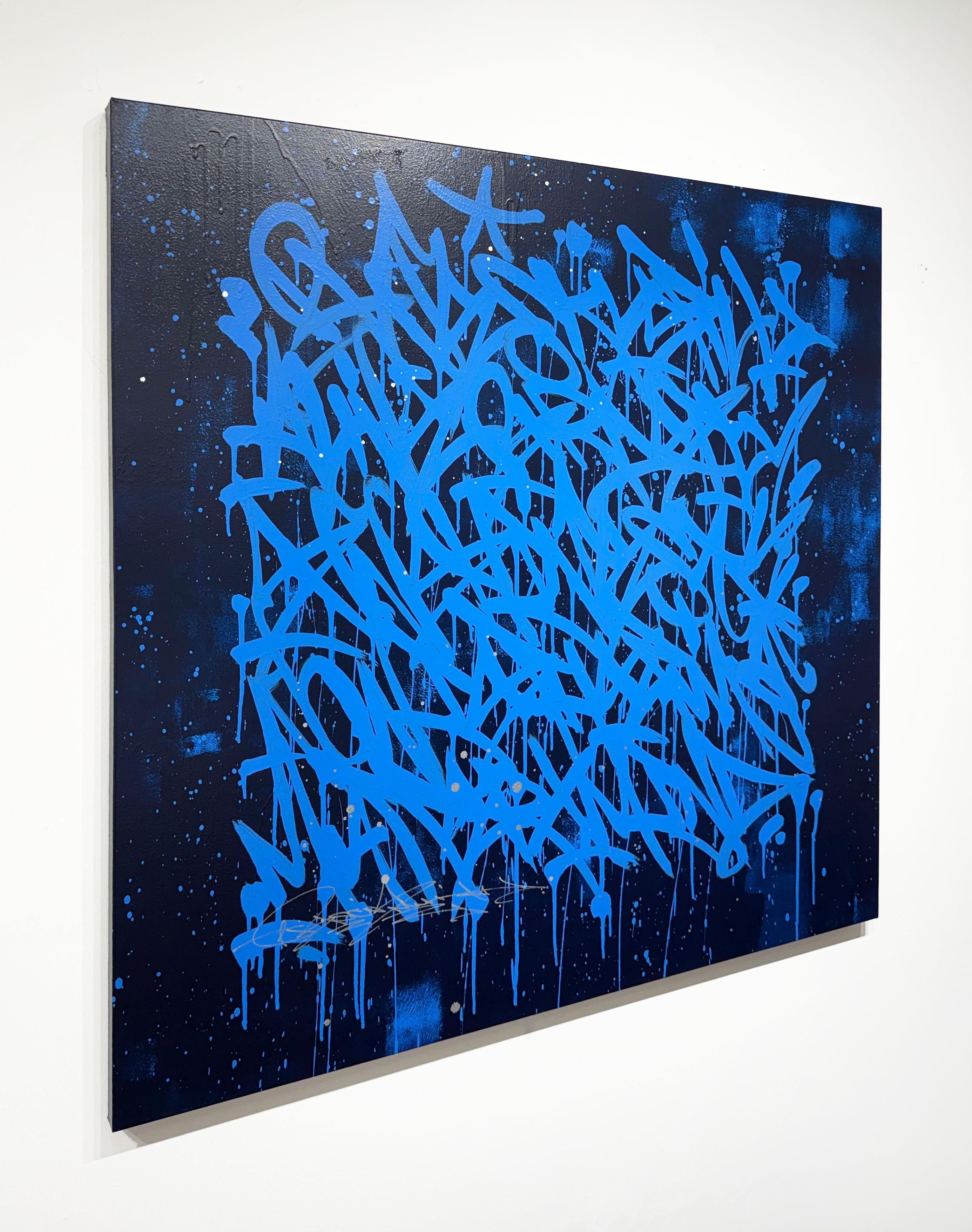 Künstler:  Smith, Bisco
Titel:  Materie über Geist
Datum:  2025
Medium:  Acryl und Sprühfarbe auf Leinwand
Ungerahmt Abmessungen:  48