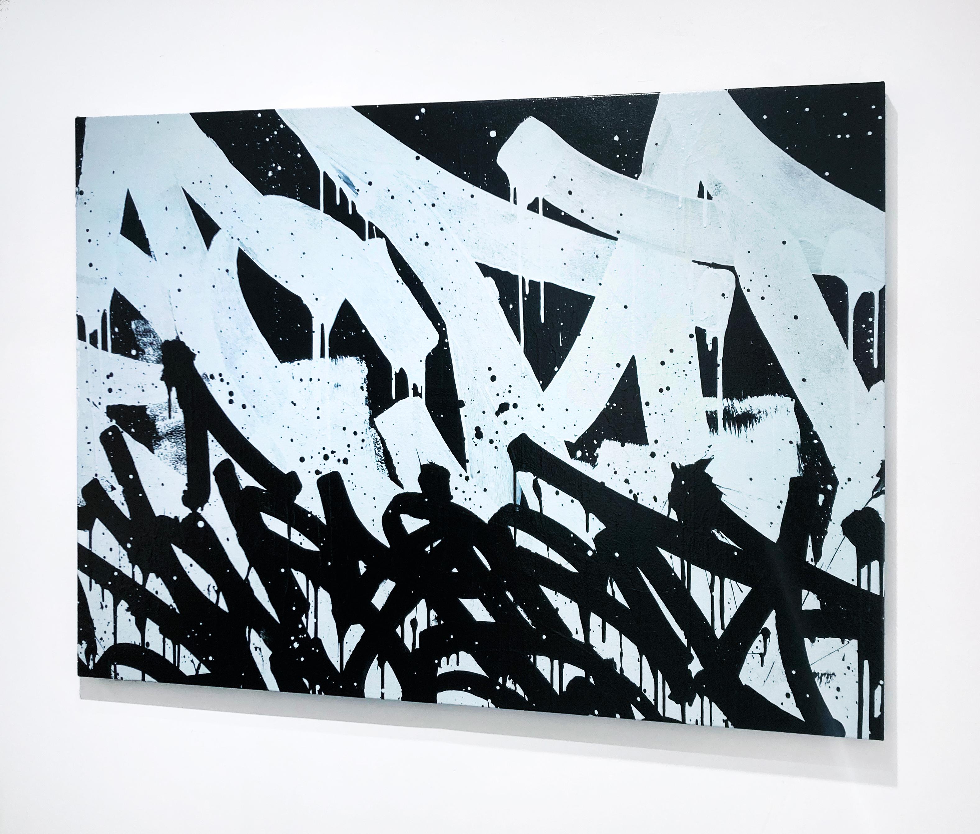 Proteggi il tuo spirito - Abstract Painting Blu di Bisco Smith