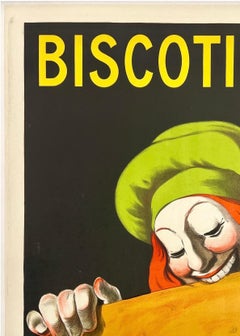 BISCOTINES UNION Original Vintage Antique French Advertising Poster - Cappiello