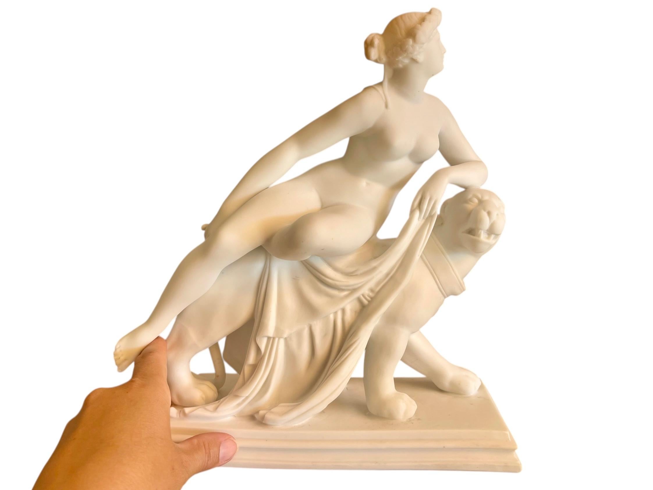 Biscuit, Arianne Riding a Panther, XXth century For Sale 10
