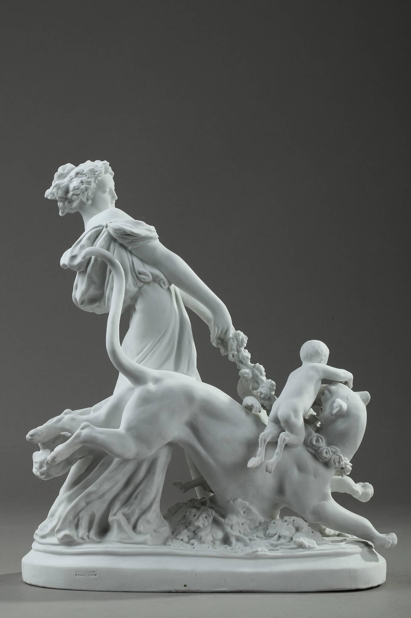 Biscuit Diana Holding the Lioness after Albert-Ernest Carrier-Belleuse 4