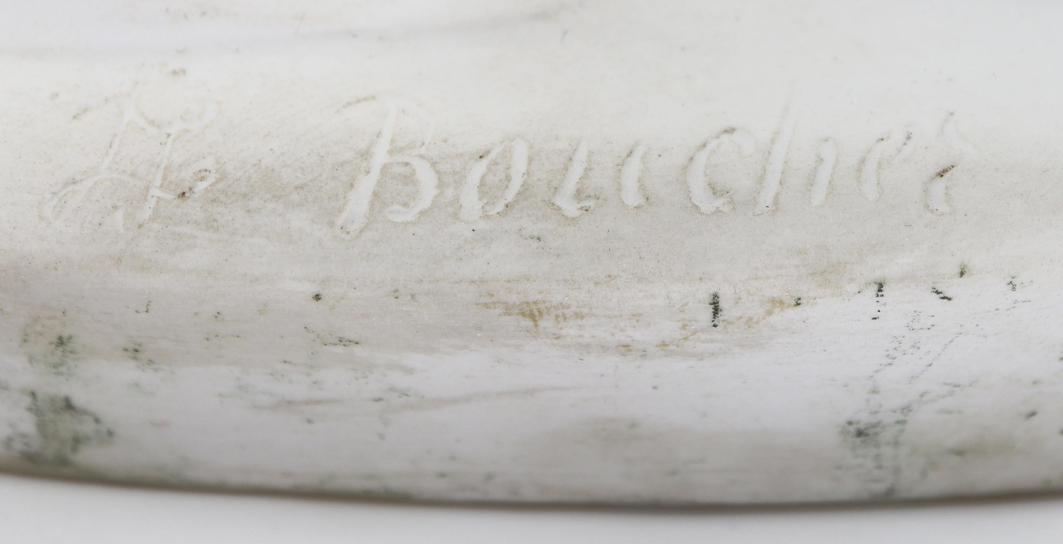 Biscuit of 2 Girls with Goose, 19th Century, French in vendita 6