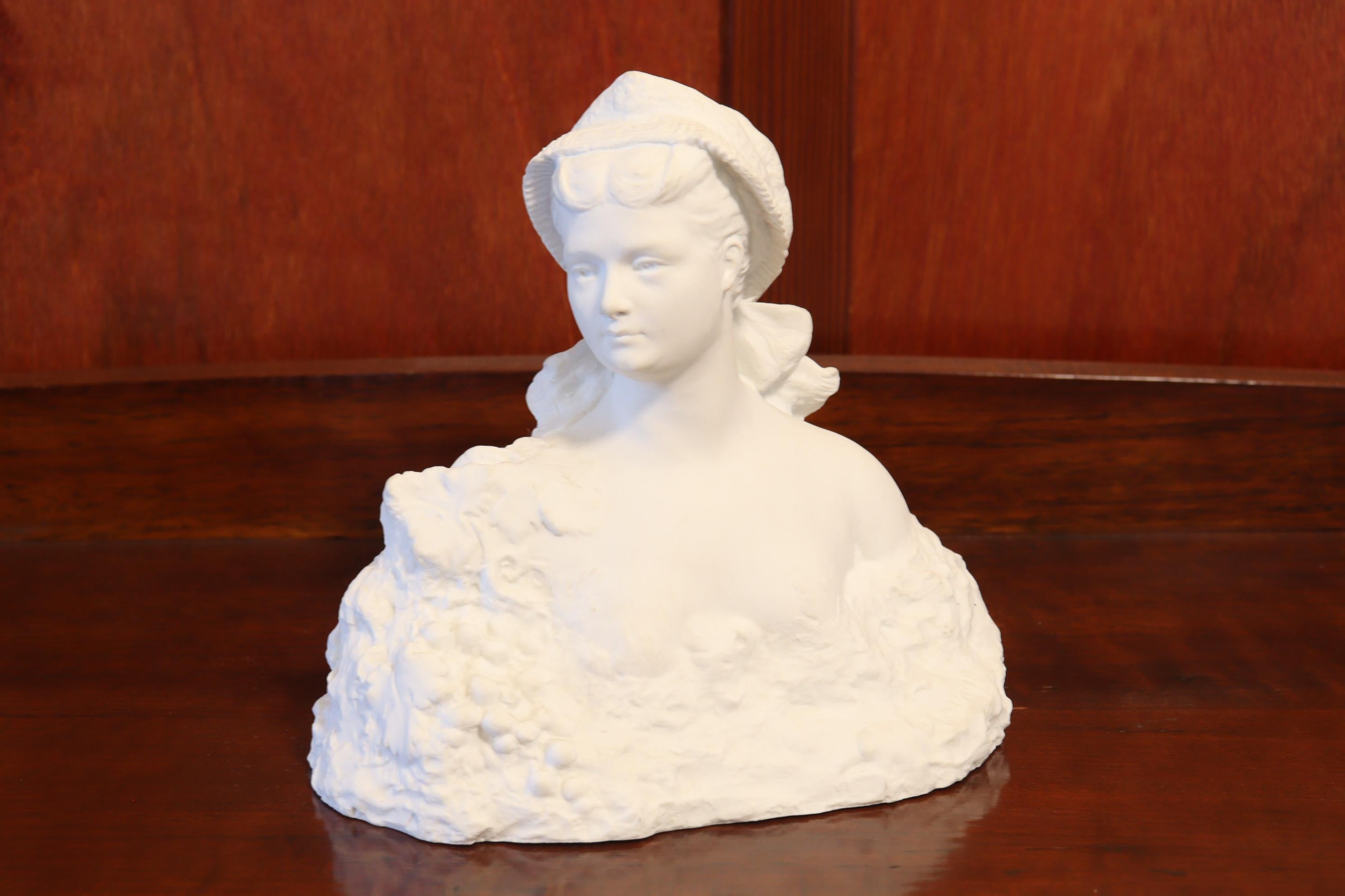 This very finely modelled bust, entitled 