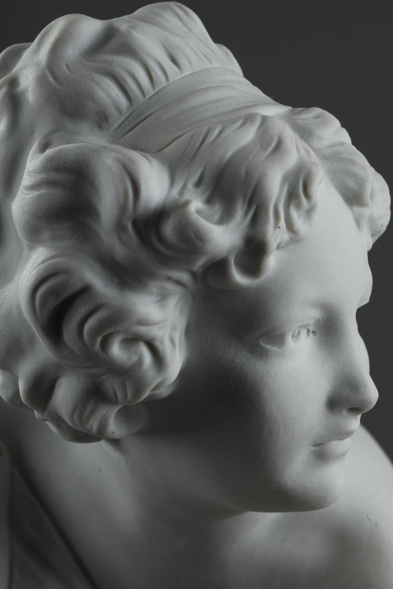 Skulptur aus Biskuitporzellan von Raphaël Nannini 11