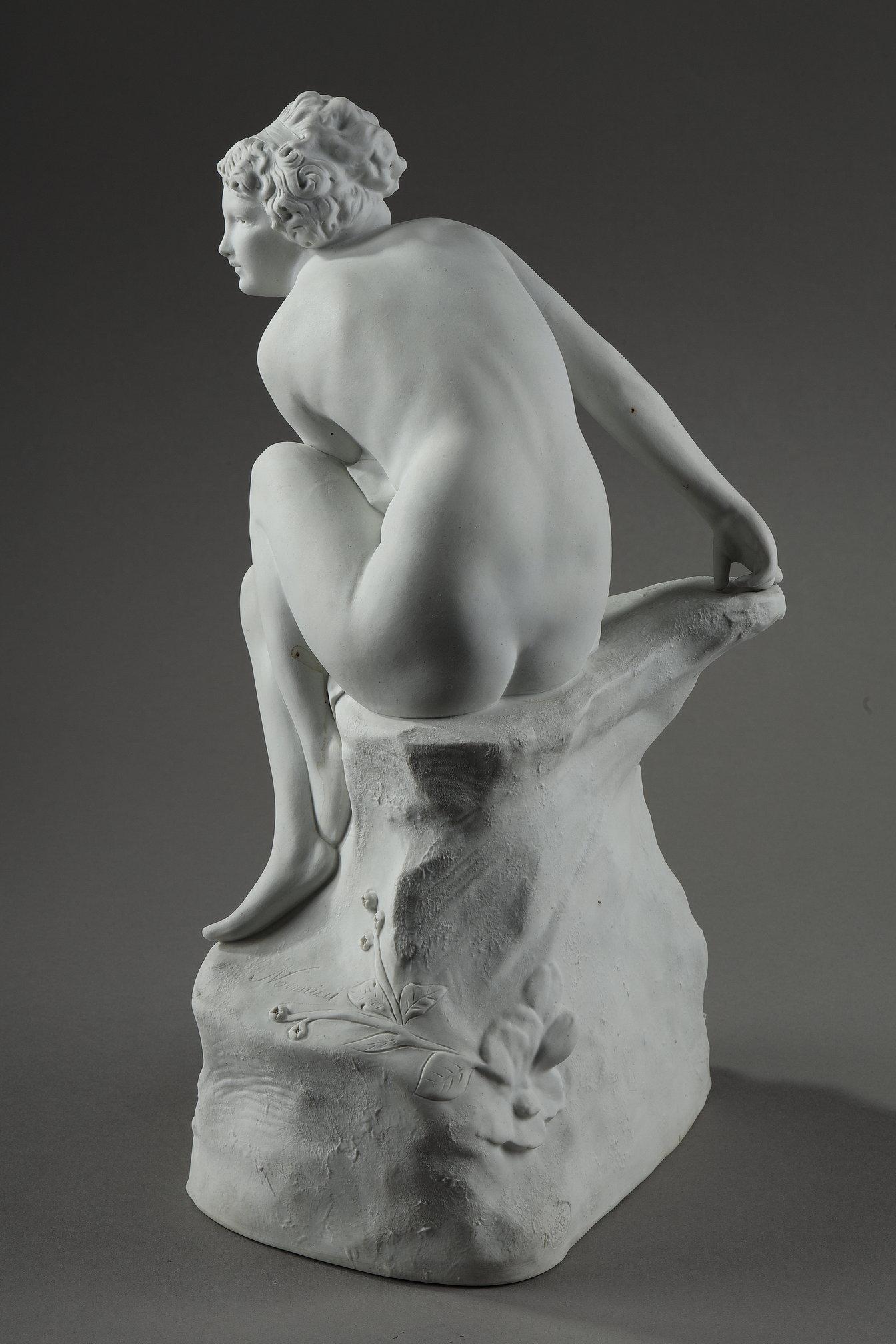 Skulptur aus Biskuitporzellan von Raphaël Nannini (Porzellan)