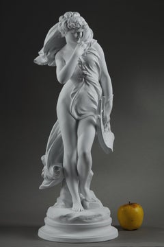 Biscuit representing "La Cigale by Louis Maximilien Bourgeois