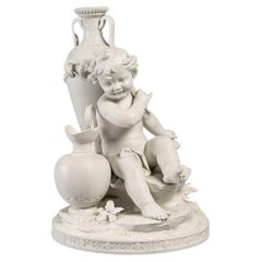Biscuit "The child and the amphora", 19th century