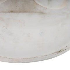 Biscuit Vase "Children Looking at Roosters", Germany by Goebel and Hummel, 1930s