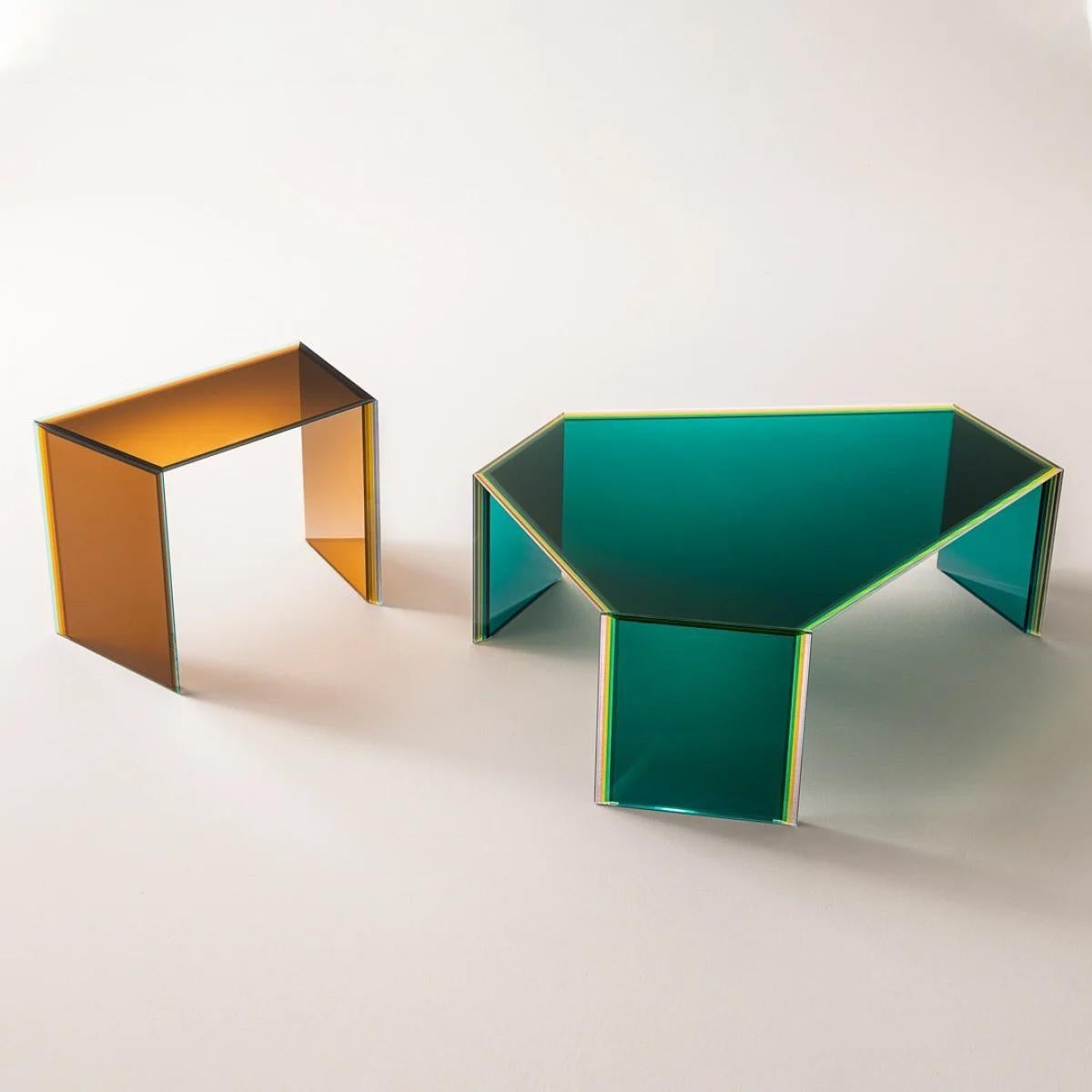 Vetro Tavolino BISEL, di Patricia Urquiola per Glas Italia in vendita