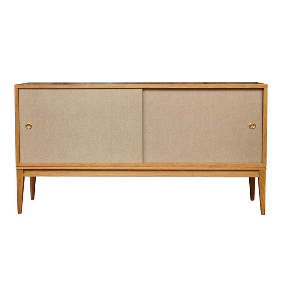 Bishop Linen Door Console For Sale