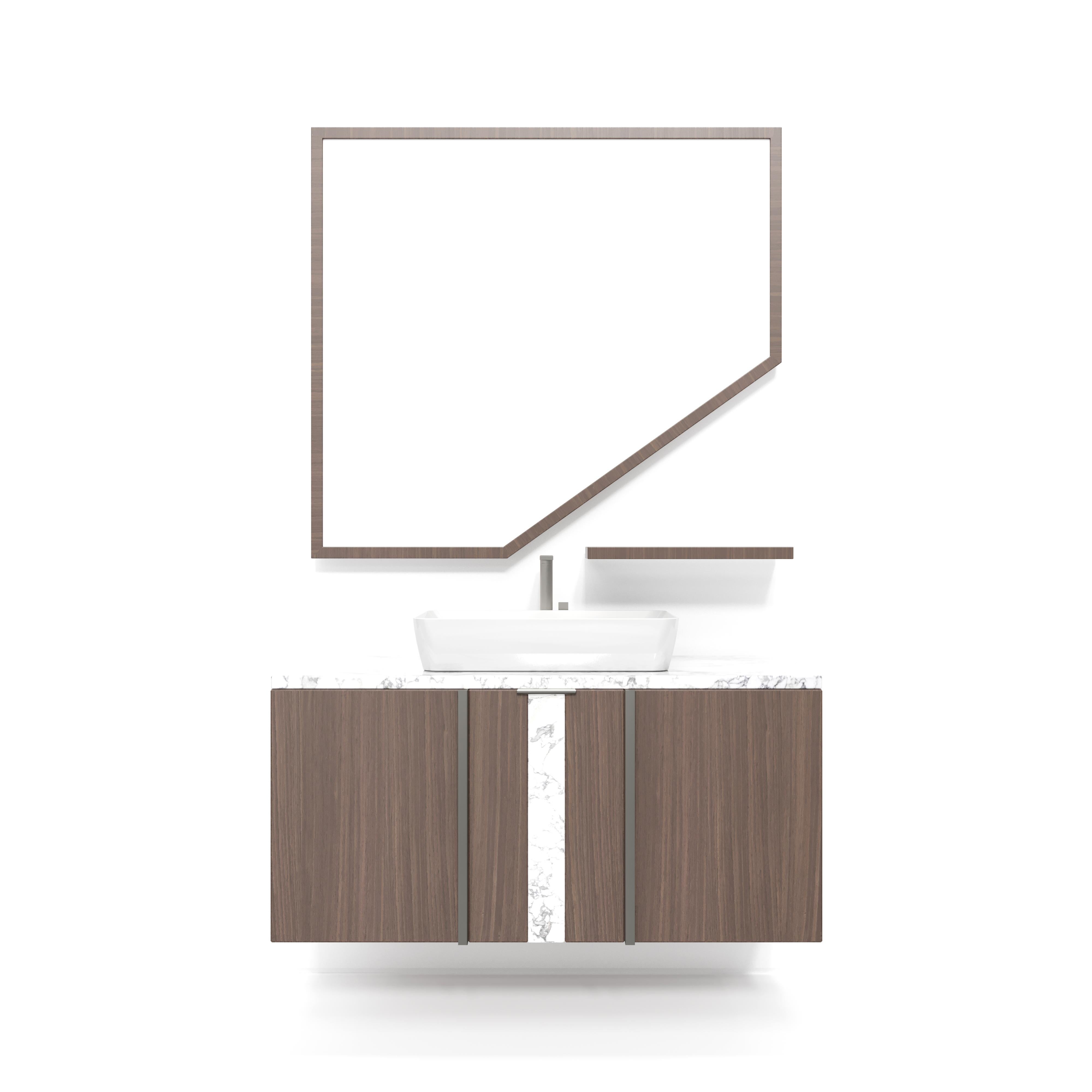 Bishop SW 120 schrank und spiegel von Estro Collezioni im Zustand „Neu“ im Angebot in Geneve, CH