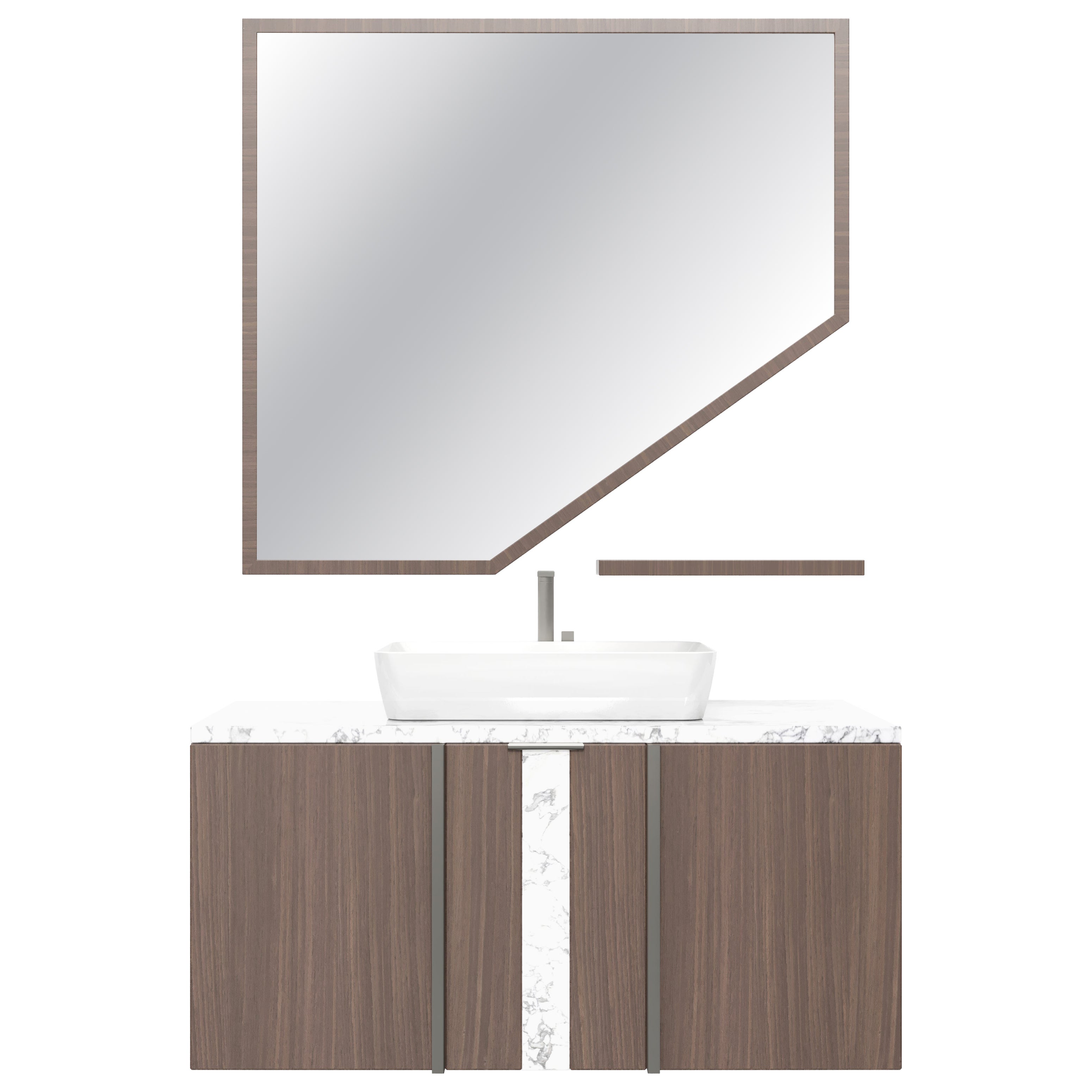 Bishop SW 120 schrank und spiegel von Estro Collezioni