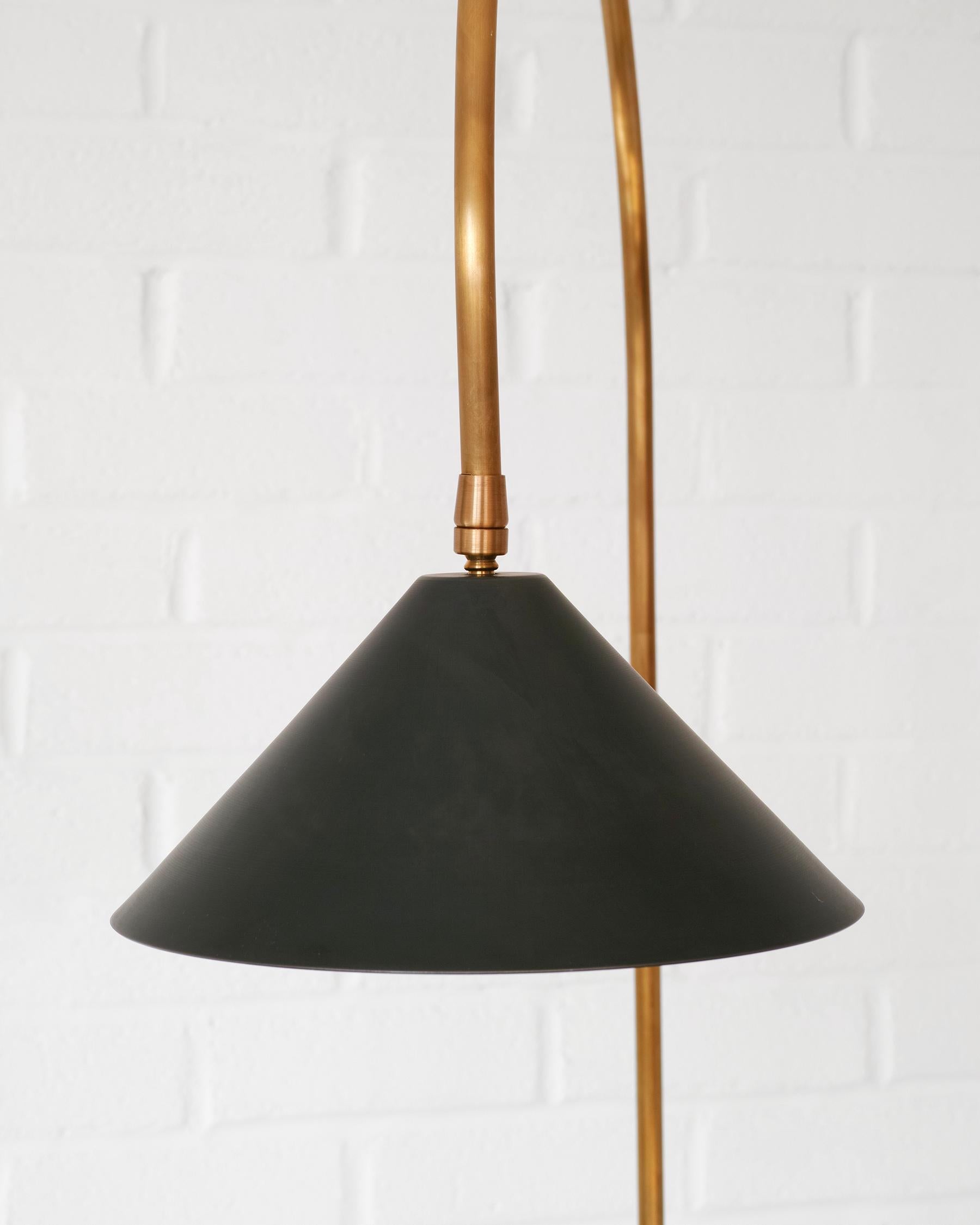 Americano Lampada da terra BISHOP di John Sorensen-Jolink per Coil + Drift in vendita